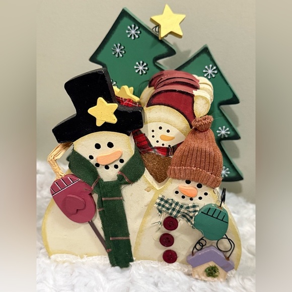Snowman Holiday Coasters set Decor - Picture 1 of 1